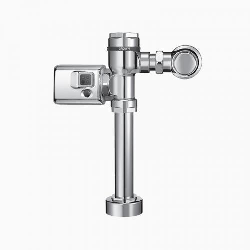 SLOAN 3120210 CROWN 113-1.28 SMO M 1.28 GPF TOP SPUD SINGLE FLUSH EXPOSED SENSOR WATER CLOSET FLUSHOMETER WITH ELECTRICAL OVERRIDE - POLISHED CHROME