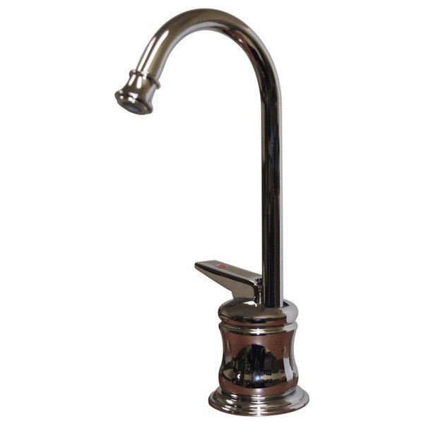 WHITEHAUS WHFH3-H65 POINT OF USE INSTANT HOT WATER FAUCET WITH GOOSENECK SPOUT AND SELF CLOSING HANDLE