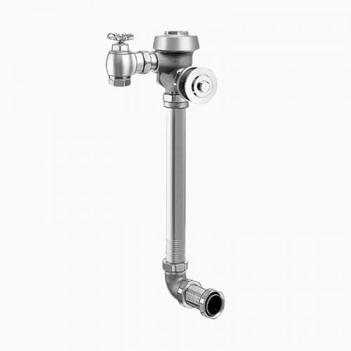SLOAN 3016404 ROYAL 681 7 3/4 LDIM E 3.5 GPF TOP SPUD SINGLE FLUSH CONCEALED MANUAL WATER CLOSET FLUSHOMETER WITH 1 INCH STRAIGHT CONTROL STOP - ROUGH BRASS