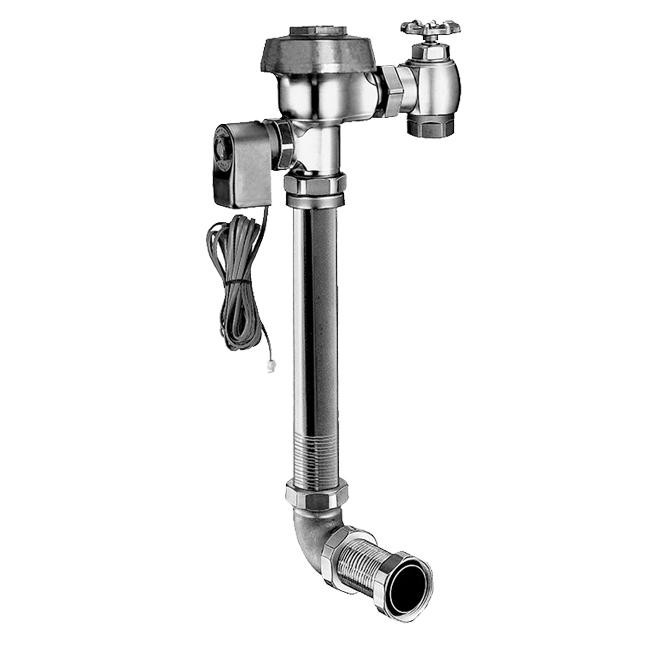 SLOAN 3918295 ROYAL 603-1.28 ESM 24V W/ 1&2 HNDL BODY 1.28 GPF REAR SPUD SINGLE FLUSH CONCEALED SOLENOID WATER CLOSET FLUSHOMETER WITH LEFT AND RIGHT HANDLE - ROUGH BRASS