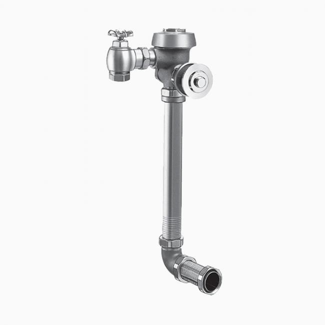 SLOAN 3918934 ROYAL 611-1.6 8 3/4 LDIM AFD WB 1.6 GPF REAR SPUD SINGLE FLUSH CONCEALED MANUAL WATER CLOSET FLUSHOMETER WITH ANTI-FLOOD DEVICE - ROUGH BRASS