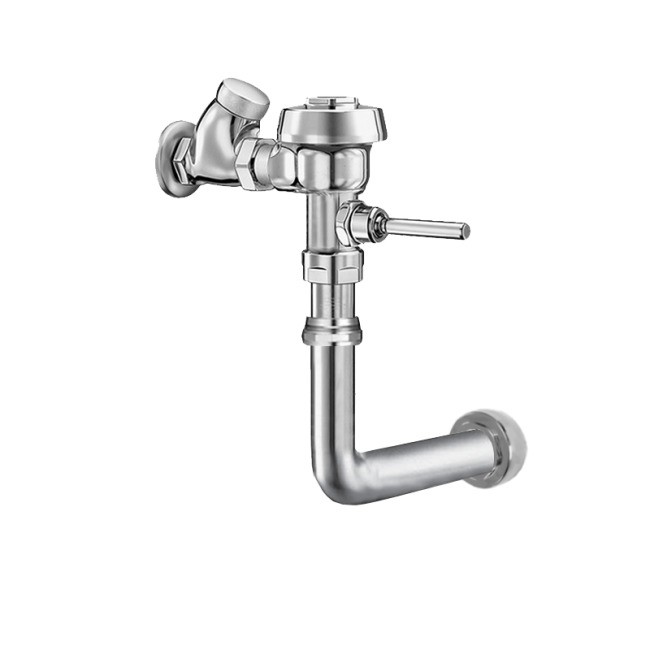 SLOAN 3910822 ROYAL 130 U 3.5 GPF TOP SPUD SINGLE FLUSH EXPOSED MANUAL WATER CLOSET FLUSHOMETER WITH 1 1/4 INCH FLUSH CONNECTION - POLISHED CHROME