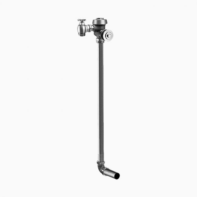 SLOAN 3911932 ROYAL 139-1.6 3 3/4 LDIM L3 1.6 GPF TOP SPUD SINGLE FLUSH CONCEALED MANUAL WATER CLOSET FLUSHOMETER WITH 3 INCH METAL OSCILLATING PUSH BUTTON - ROUGH BRASS