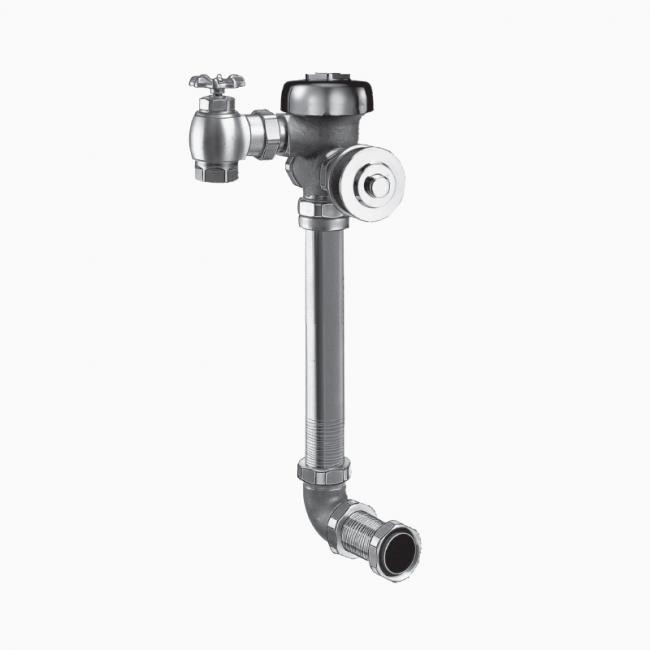 SLOAN 3788111 603 11 3/4 LDIM AFD 3.5 GPF REAR SPUD SINGLE FLUSH CONCEALED MANUAL WATER CLOSET FLUSHOMETER WITH ANTI-FLOOD DEVICE - ROUGH BRASS
