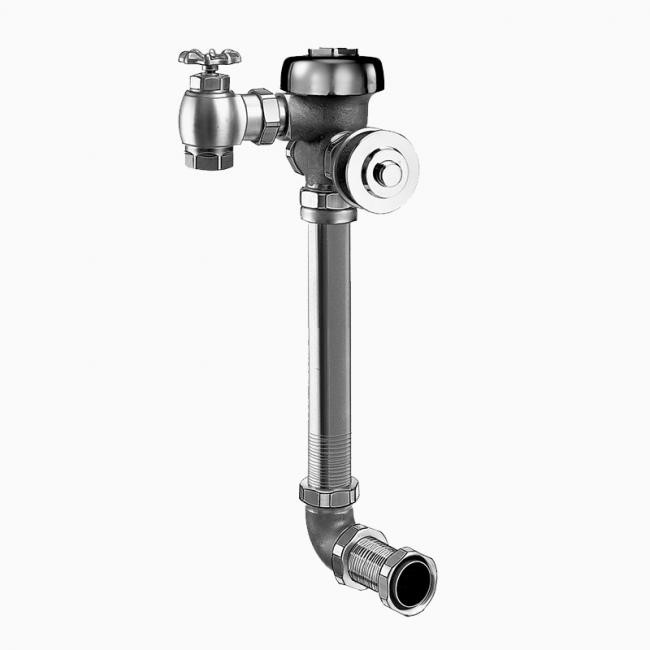 SLOAN 3788915 611-1.6 10 3/4 LDIM AFD 1.6 GPF TOP SPUD SINGLE FLUSH CONCEALED MANUAL WATER CLOSET FLUSHOMETER WITH ANTI-FLOOD DEVICE - ROUGH BRASS