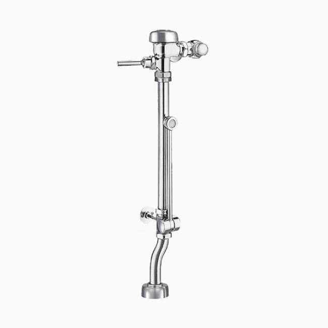 SLOAN 3789609 BPW 1150-1.6 DFB 1.6 GPF TOP SPUD SINGLE FLUSH EXPOSED MANUAL WATER CLOSET BEDPAN WASHER FLUSHOMETER WITH DUAL-FILTERED FIXED BYPASS DIAPHRAGM - POLISHED CHROME