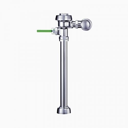 SLOAN 3720303 UPPERCUT WES 115 1.6 OR 1.1 GPF TOP SPUD SINGLE FLUSH EXPOSED MANUAL WATER CLOSET FLUSHOMETER WITH 2 INCH OFFSET - POLISHED CHROME