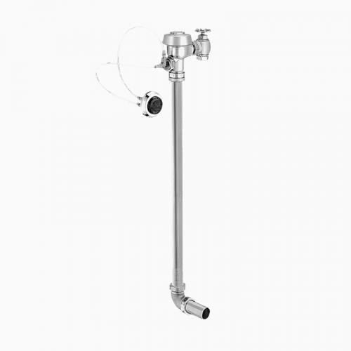 SLOAN 3914807 ROYAL 939-1.6 2-10 3/4 LDIM E 1.6 GPF TOP SPUD SINGLE FLUSH CONCEALED MANUAL WATER CLOSET HYDRAULIC FLUSHOMETER WITH 1 INCH STRAIGHT CONTROL STOP - ROUGH BRASS