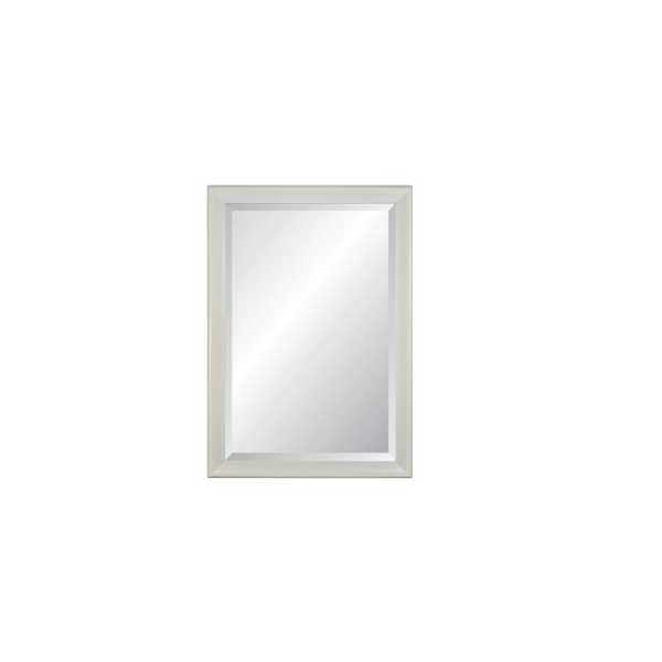 INFURNITURE IN3200-24M-W 34 x 22 INCH WOOD FRAMED MIRROR IN WHITE