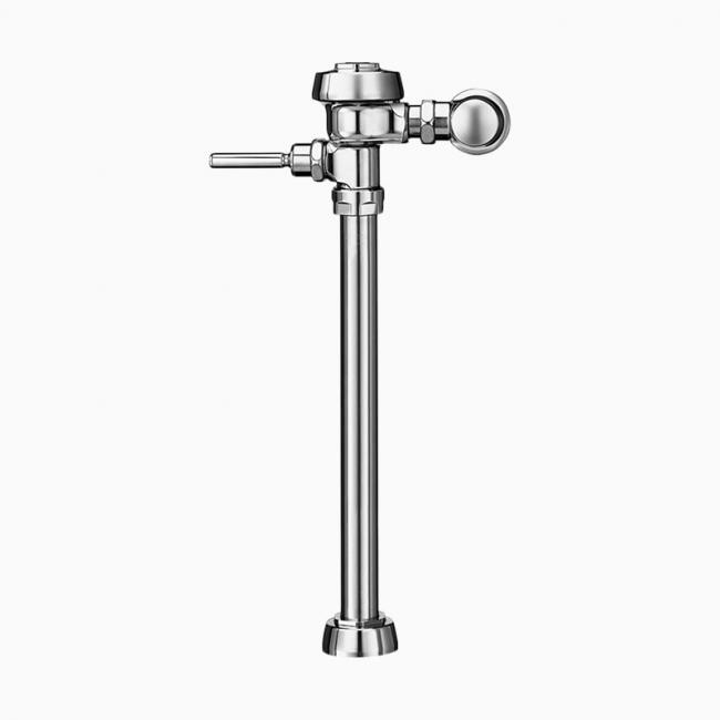 SLOAN 3019501 ROYAL 114 1.6 GPF TOP SPUD SINGLE FLUSH EXPOSED MANUAL WATER CLOSET FLUSHOMETER WITH 1 INCH OFFSET - POLISHED CHROME