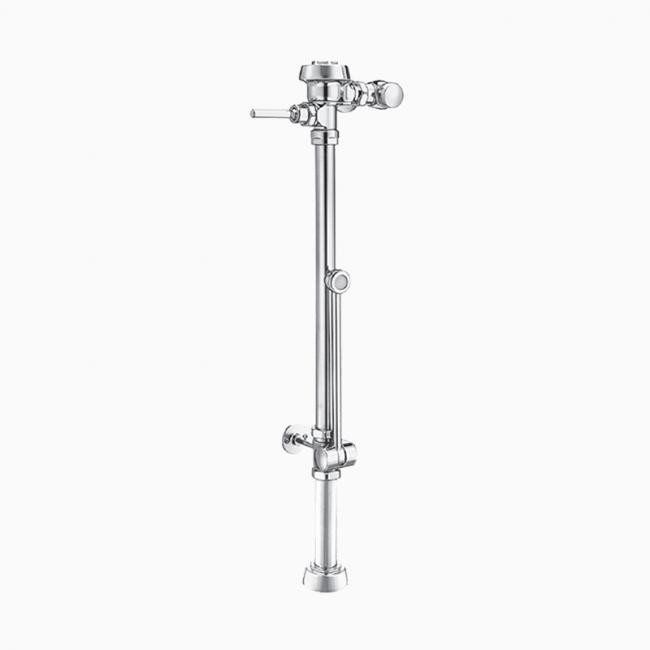 SLOAN 3019628 ROYAL BPW 1000-3.5-ADJ/GJ 3.5 GPF TOP SPUD SINGLE FLUSH EXPOSED MANUAL WATER CLOSET BEDPAN WASHER FLUSHOMETER WITH ADJUSTABLE GROUND JOINT CONTROL STOP - POLISHED CHROME