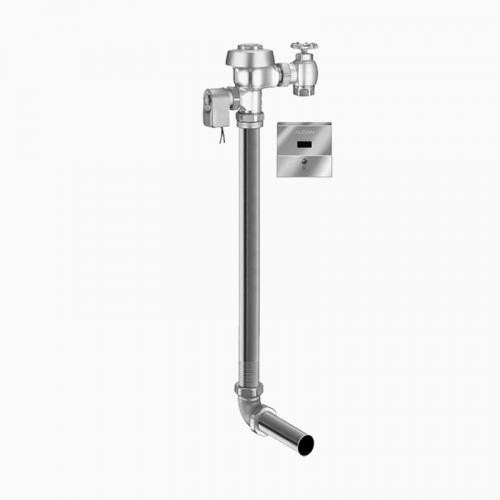 SLOAN 3450820 ROYAL 139-2.4 2-10 3/4 LDIM ESS U 2.4 GPF REAR SPUD SINGLE FLUSH CONCEALED SENSOR HARDWIRED WATER CLOSET FLUSHOMETER WITH ELECTRICAL OVERRIDE AND 1 1/2 INCH FLUSH CONNECTION - ROUGH BRASS