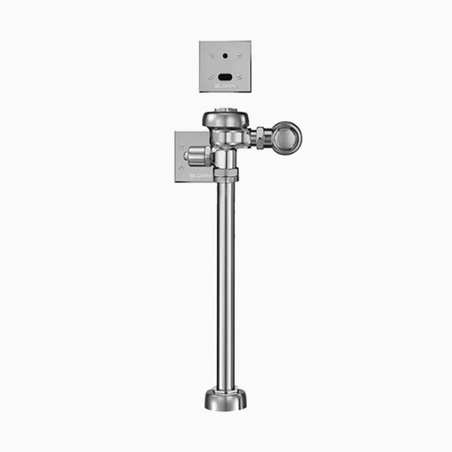 SLOAN 3770301 115-1.6 ESS 1.6 GPF TOP SPUD SINGLE FLUSH EXPOSED SENSOR HARDWIRED WATER CLOSET FLUSHOMETER WITH ELECTRICAL OVERRIDE - POLISHED CHROME