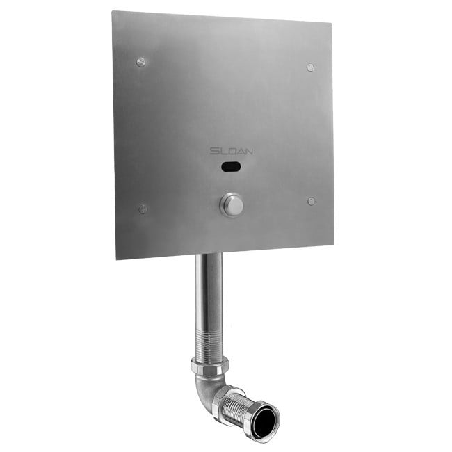 SLOAN 3771625 152-1.28 2-10 3/4 LDIM DFB ESS TMO SWB 1.28 GPF REAR SPUD SINGLE FLUSH TRUE MECHANICAL OVERRIDE CONCEALED SENSOR WATER CLOSET FLUSHOMETER WITH SMALL WALL BOX AND DUAL-FILTERED FIXED BYPASS DIAPHRAGM - ROUGH BRASS