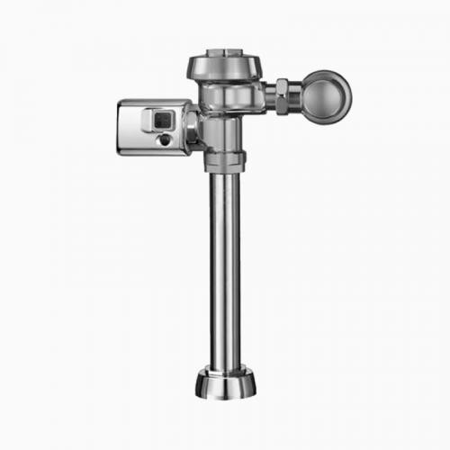 SLOAN 3910258 ROYAL 113-1.6 SMO TP 1.6 GPF TOP SPUD SINGLE FLUSH EXPOSED SENSOR WATER CLOSET FLUSHOMETER WITH ELECTRICAL OVERRIDE AND TRAP PRIMER OUTLET TUBE - POLISHED CHROME