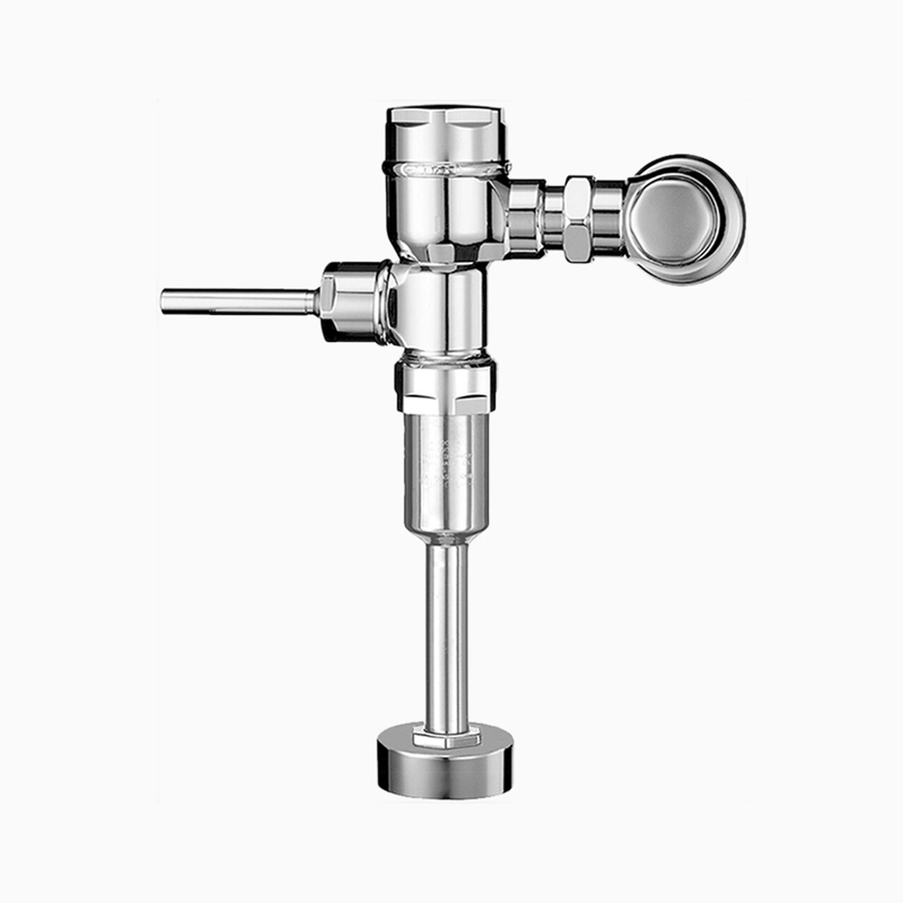 SLOAN 3322642 CROWN II 186-1 PVDSF 1.0 GPF TOP SPUD SINGLE FLUSH EXPOSED MANUAL URINAL FLUSHOMETER - BRUSHED STAINLESS