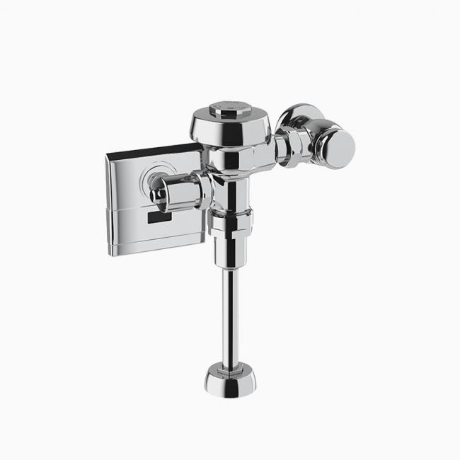 SLOAN 3452625 ROYAL 186-0.25 DBP ESS 0.25 GPF TOP SPUD SINGLE FLUSH EXPOSED SENSOR HARDWIRED URINAL FLUSHOMETER WITH DUAL-FILTERED BYPASS - POLISHED CHROME