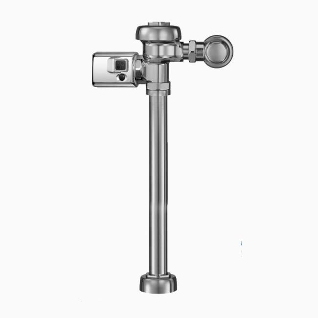 SLOAN 3780314 115-1.6 DFB SMO 1.6 GPF TOP SPUD SINGLE FLUSH EXPOSED SENSOR WATER CLOSET FLUSHOMETER WITH ELECTRICAL OVERRIDE AND DUAL-FILTERED FIXED BYPASS DIAPHRAGM - POLISHED CHROME