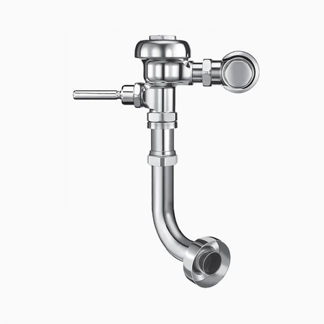 SLOAN 3780801 120 3.5 DFB 3.5 GPF REAR SPUD SINGLE FLUSH EXPOSED MANUAL WATER CLOSET FLUSHOMETER WITH DUAL-FILTERED FIXED BYPASS DIAPHRAGM - POLISHED CHROME