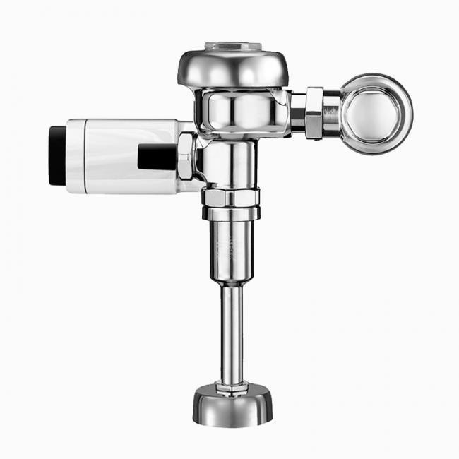 SLOAN 3782690 186-1 DFB SFSM 1.0 GPF TOP SPUD SINGLE FLUSH EXPOSED SENSOR URINAL FLUSHOMETER WITH DUAL-FILTERED FIXED BYPASS DIAPHRAGM - POLISHED CHROME