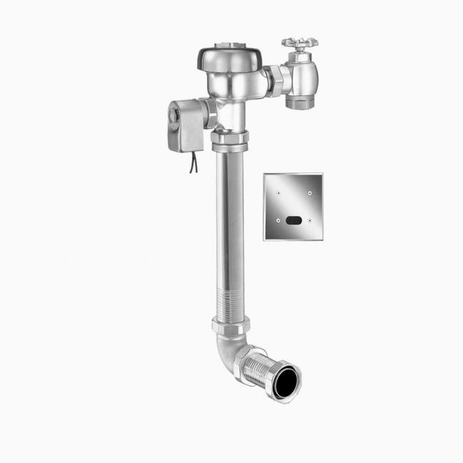 SLOAN 3773007 190-1 2-10 3/4 LDIM DFB ESS TMO 1.0 GPF REAR SPUD SINGLE FLUSH CONCEALED SENSOR URINAL FLUSHOMETER WITH TRUE MECHANICAL OVERRIDE AND DUAL-FILTERED FIXED BYPASS DIAPHRAGM - ROUGH BRASS