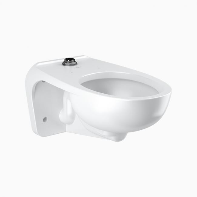 SLOAN 2172450 ST2459A-BPL-STG BED PAN LUGS, VITREOUS CHINA WALL-MOUNTED WATER CLOSET WITH SLOANTEC GLAZE