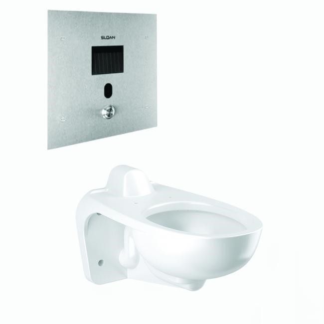 SLOAN 24601200 WETS2460.1200 ST-2469 WATER CLOSET AND SOLIS 8152 FLUSHOMETER