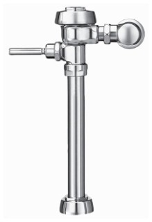 SLOAN 3910305 ROYAL 115-1.6 W/H715A STOP BP26596 SINGLE FLUSH EXPOSED MANUAL WATER CLOSET FLUSHOMETER, 1.6 GPF, 1 INCH IPS INLET, 1 1/2 INCH SPUD, POLISHED CHROME