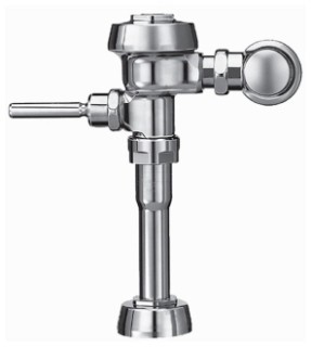 SLOAN 3912421 ROYAL 180 W/V600AA SINGLE FLUSH EXPOSED MANUAL WATER CLOSET FLUSHOMETER, 3.5 GPF, 1 INCH IPS INLET, 1 1/4 INCH SPUD, POLISHED CHROME