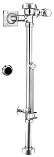 SLOAN 3919836 ROYAL BPW 9000 O 1 INCH OFFSET L/A164 SINGLE FLUSH BEDPAN WASHER EXPOSED MANUAL WATER CLOSET FLUSHOMETER, 3.5 GPF, 1 INCH IPS INLET, 1 1/2 INCH SPUD, POLISHED CHROME