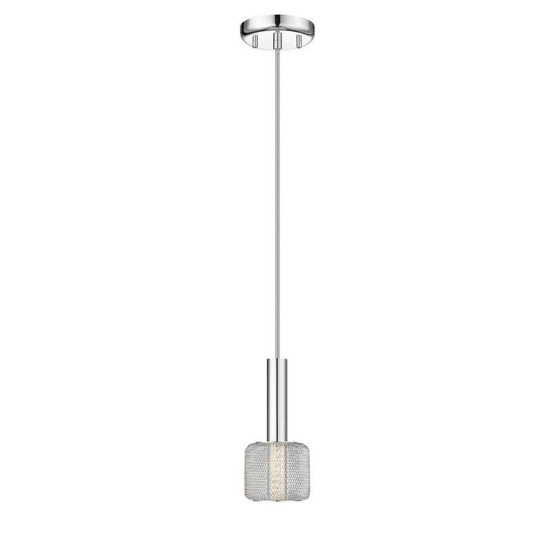 OVE DECORS 15LPE-ACAN05-LCOHO ACANTHA 5 INCH 1-LIGHT PENDANT IN CHROME