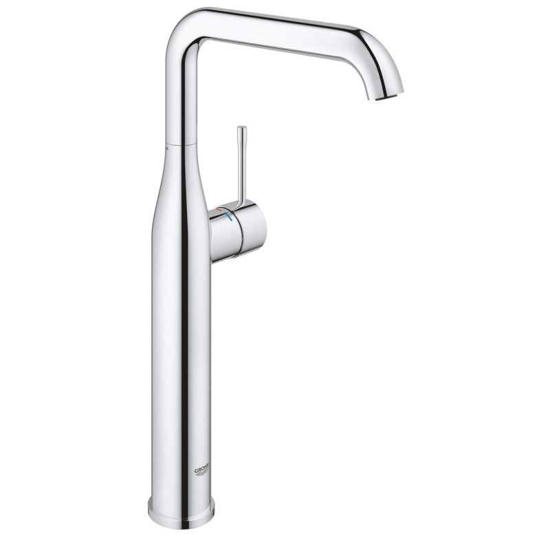 GROHE 23538A ESSENCE NEW 14 3/8 INCH DECK MOUNT SINGLE HOLE AND SINGLE HANDLE VESSEL SINK BATHROOM FAUCET