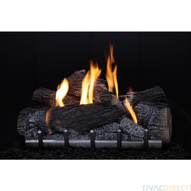 CAROL ROSE OLX24WR 24 INCH OUTDOOR WILDWOOD REFRACTORY LOG SET WITH 7 PIECE