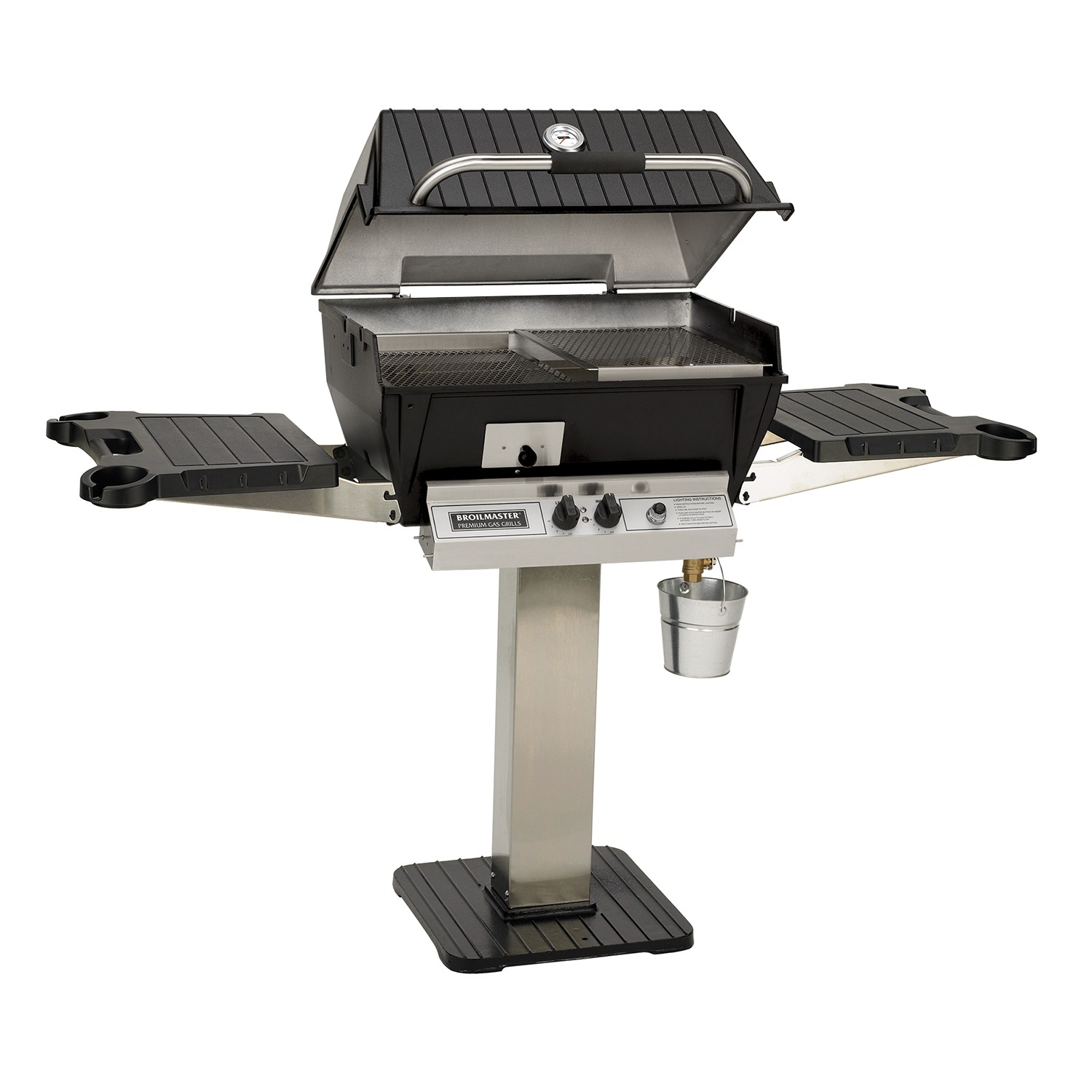 BROILMASTER Q3X SLOW COOKER SERIES PROPANE GAS GRILL - BLACK
