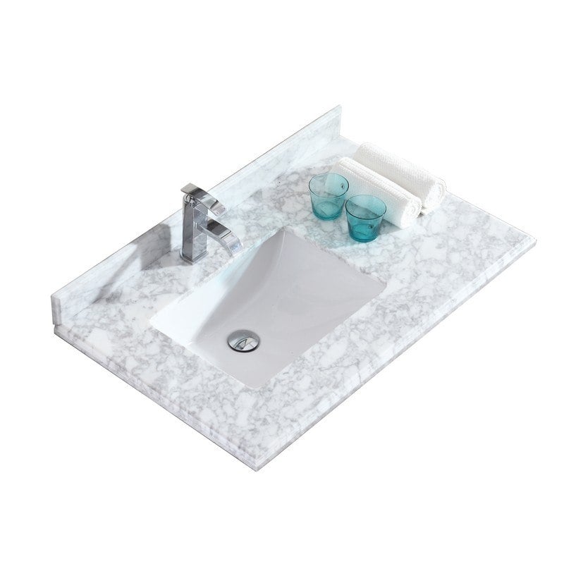 LAVIVA 313613-36-WC ODYSSEY 36 INCH WHITE CARRARA COUNTERTOP