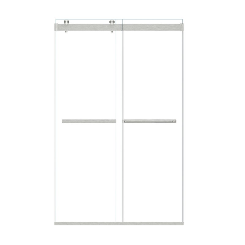 ALTAIR SD80148-BP MARCELO 48 X 76 INCH BY PASS FRAMELESS SHOWER DOOR WITH CLEAR GLASS
