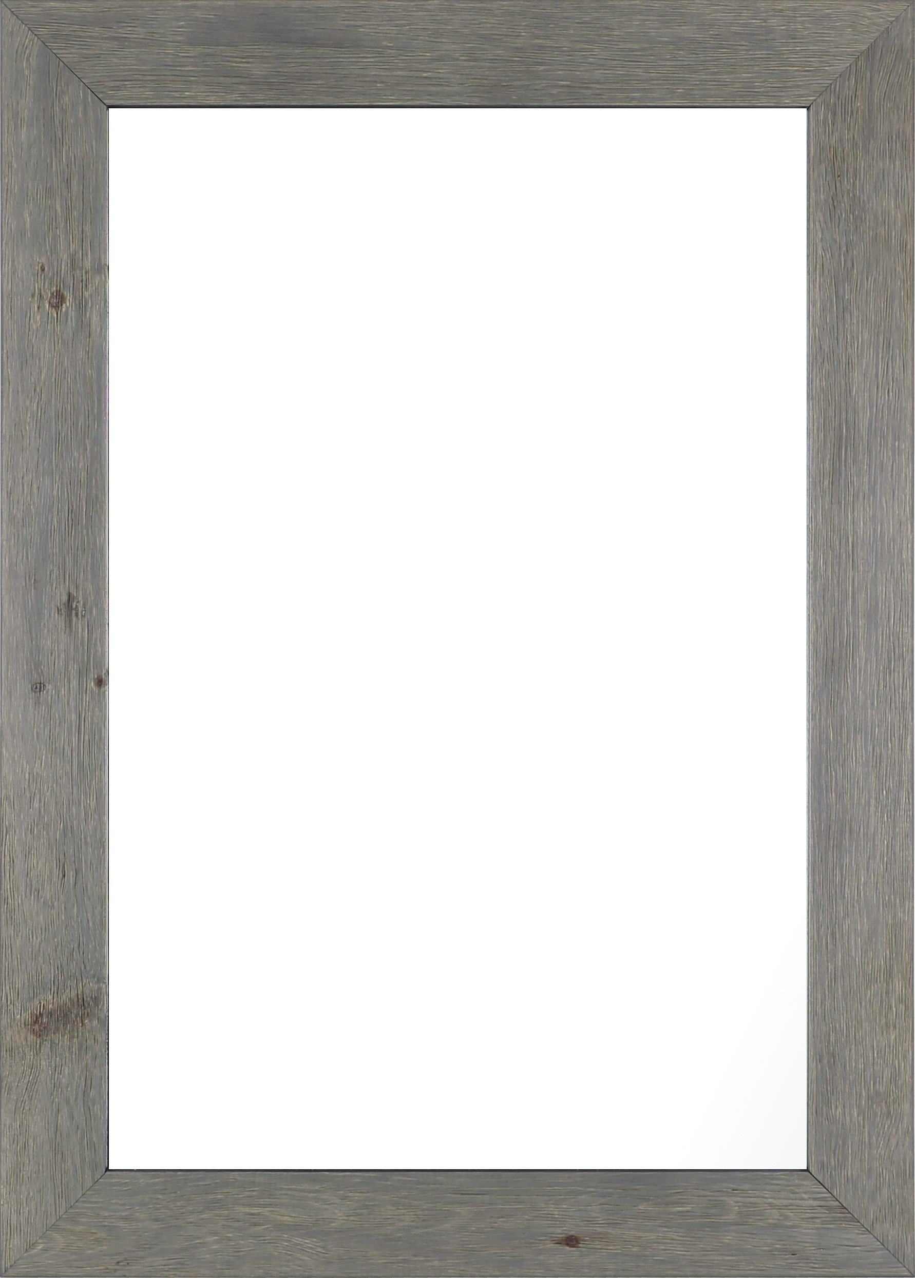 MIRRORIZE LOSM289CT 23 INCH X 32 INCH GREY WASH REAL WOOD WALL MIRROR