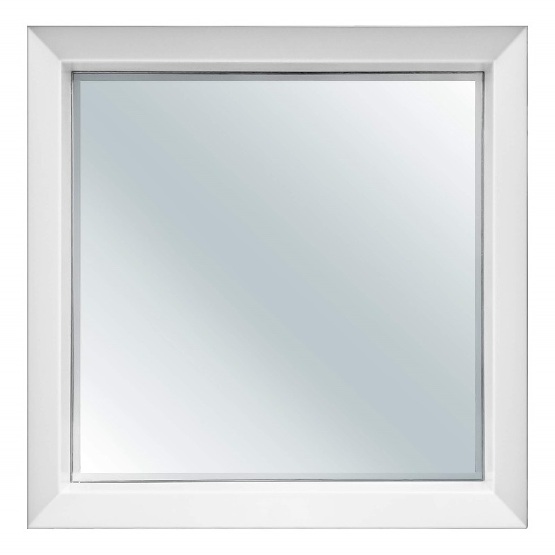 FINE FIXTURES MXM24WH MAXI 24 INCH X 25 5/8 INCH WALL MOUNT SQUARE MIRROR - WHITE