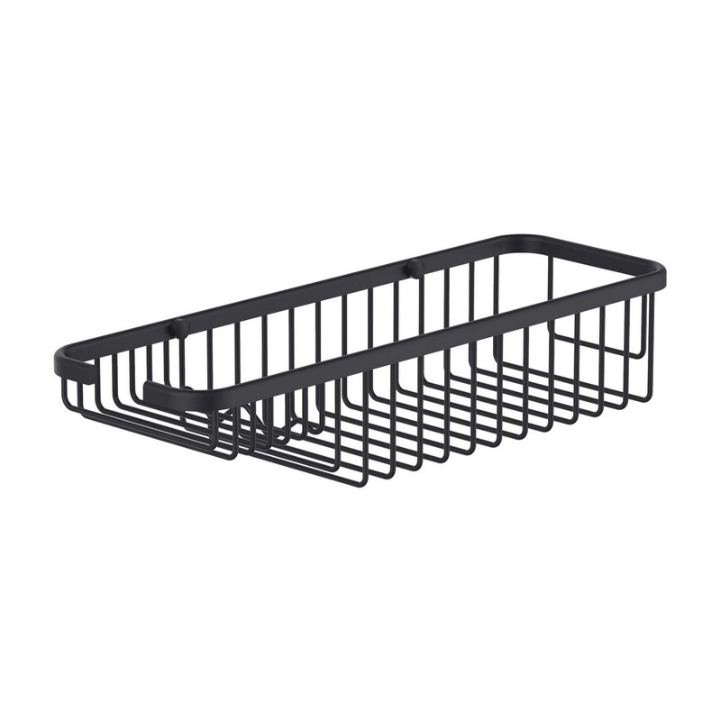FINE FIXTURES ACB1 14 1/4 INCH SHOWER CADDY BASKET WITH SOAP HOLDER