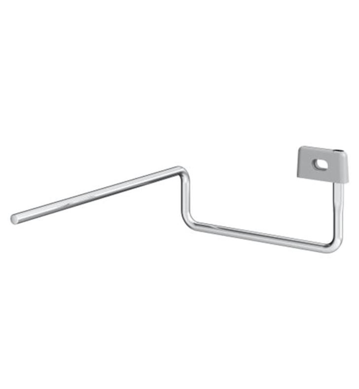 LAUFEN H3812830040001 VAL 10 INCH LEFT SIDE WALL MOUNT TOWEL HOLDER FOR DOUBLE WASHBASIN - CHROME