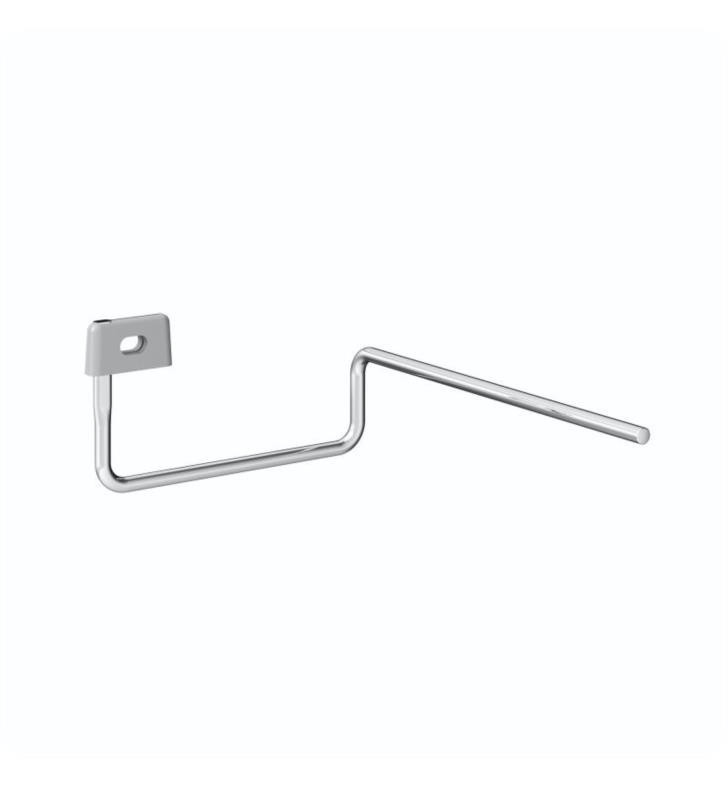 LAUFEN H3812840040001 VAL 10 INCH RIGHT SIDE WALL MOUNT TOWEL HOLDER FOR DOUBLE WASHBASIN - CHROME
