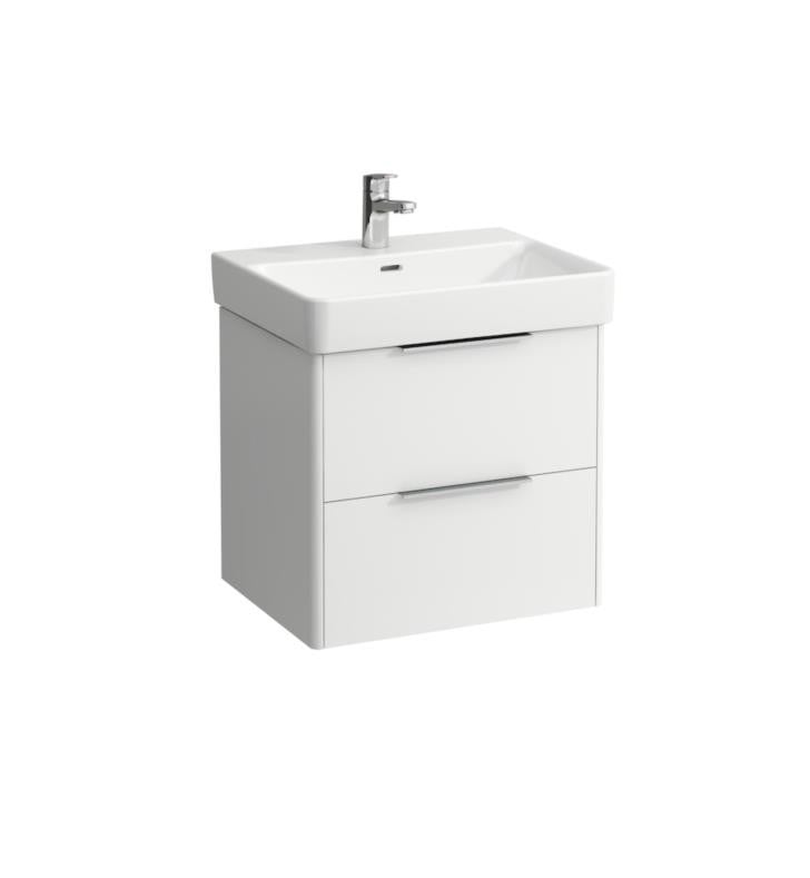 LAUFEN H4022321101 BASE 22 1/2 INCH WALL MOUNT SINGLE BASIN BATHROOM VANITY BASE