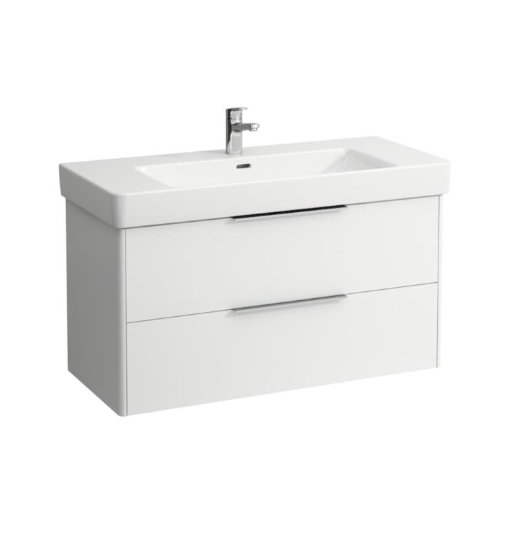 LAUFEN H4024521101 BASE 39 3/4 INCH WALL MOUNT SINGLE BASIN BATHROOM VANITY BASE