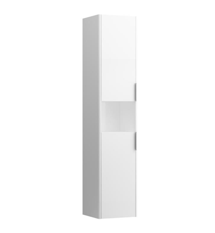 LAUFEN H4026921101 BASE 65 INCH WALL MOUNT DOUBLE DOORS TALL CABINET WITH RIGHT DOOR HINGES