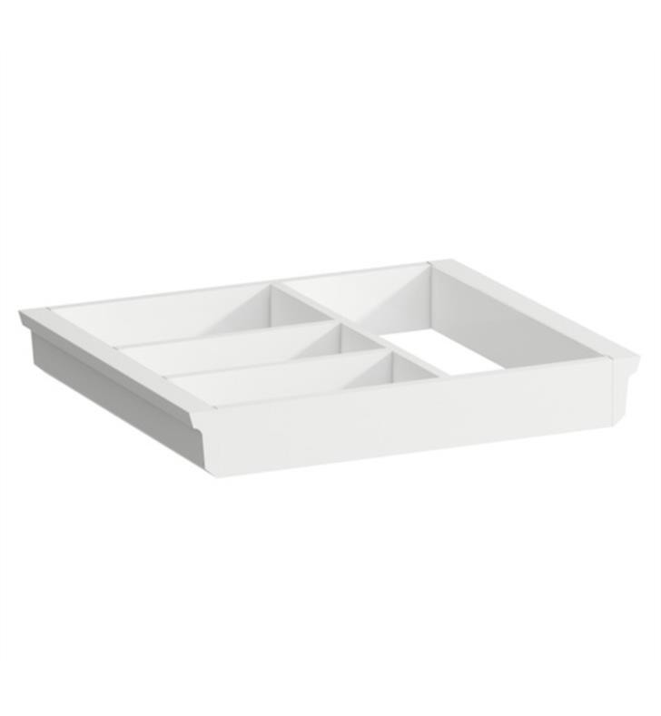 LAUFEN H4954051606311 SPACE 12 5/8 INCH DRAWER ORGANIZER LARGE FOR VANITY UNITS - WHITE