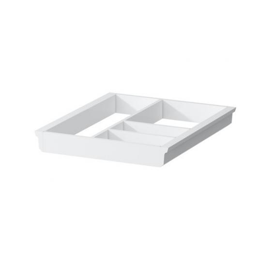 LAUFEN H4954071606311 SPACE 12 5/8 INCH DRAWER ORGANIZER LARGE FOR SHELF RACK AND TROLLEYS - WHITE