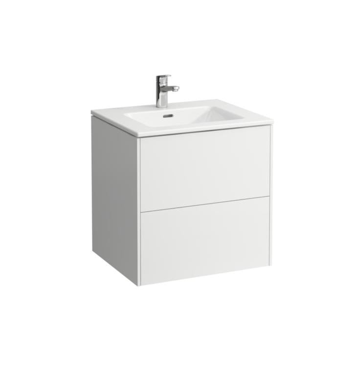 LAUFEN H8649601041 PRO S 23 5/8 INCH WALL MOUNT SINGLE BASIN BATHROOM VANITY