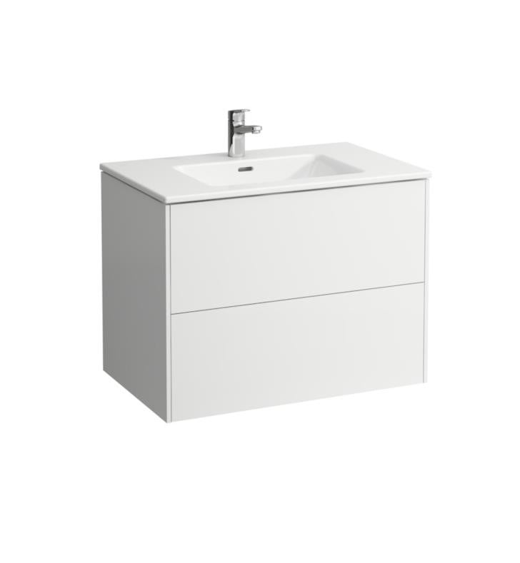 LAUFEN H8649611041 PRO S 31 1/2 INCH WALL MOUNT SINGLE BASIN BATHROOM VANITY