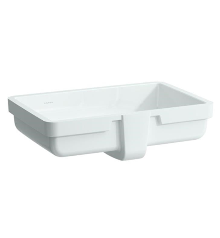 LAUFEN H8124310001 LIVING CITY 21 1/8 INCH UNDERMOUNT OR DROP-IN RECTANGULAR BATHROOM SINK