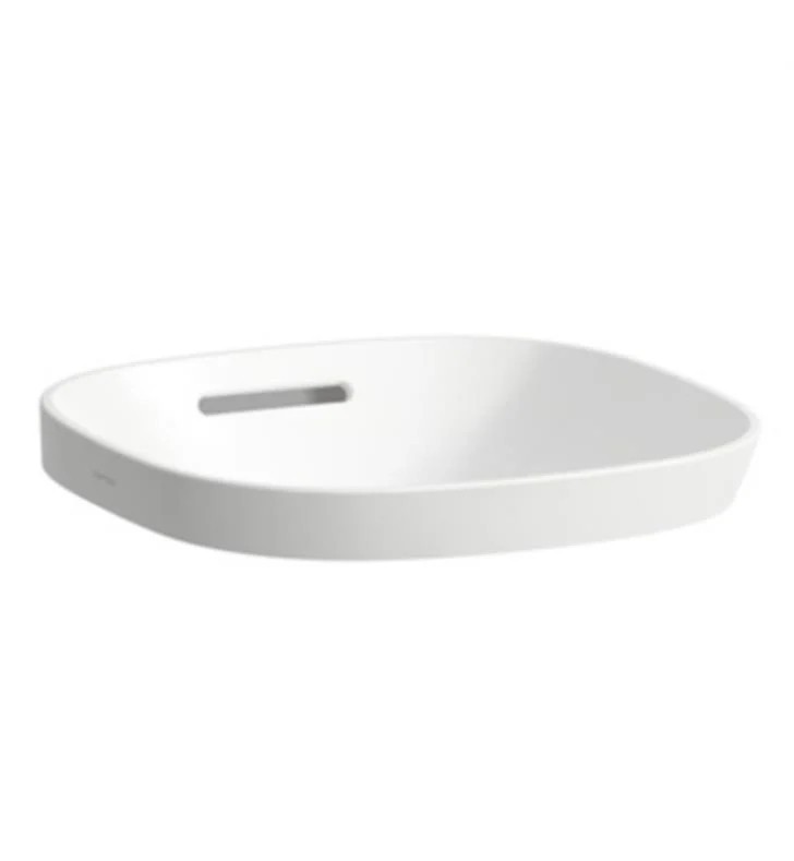 LAUFEN H817301 INO 13 3/4 INCH DROP-IN RECTANGULAR BATHROOM SINK WITH/WITHOUT OVERFLOW